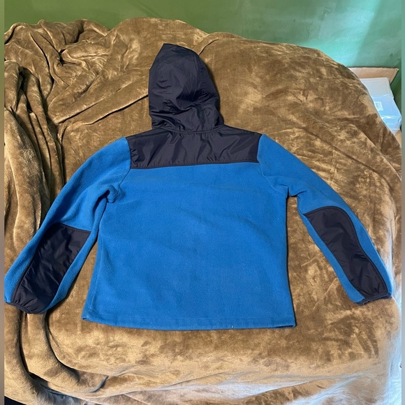 Boy’s Free Country zip up jacket, blue and green, size XL (10/12) - Picture 2 of 4